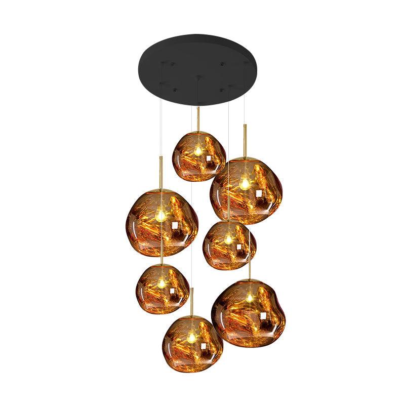 Multi Lava Round Pendant Lamp - view 103