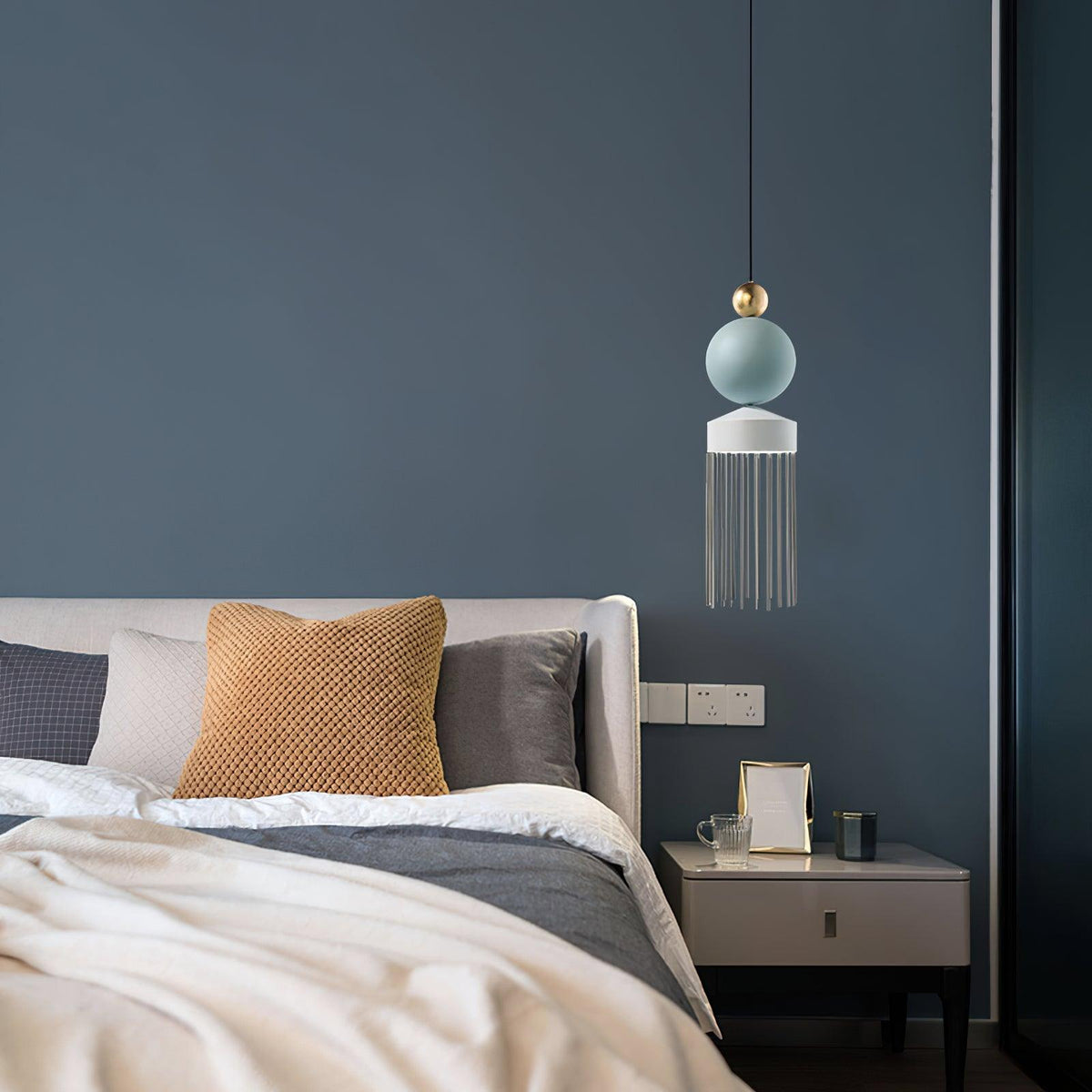 Metal Glass Pendant Light - view 5