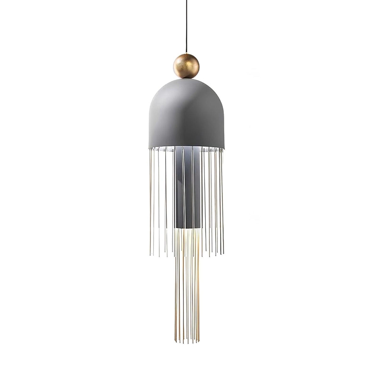Metal Glass Pendant Light - view 13