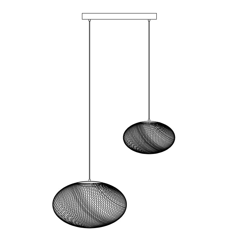 Metallic Meshwork Pendant Lamp - view 73