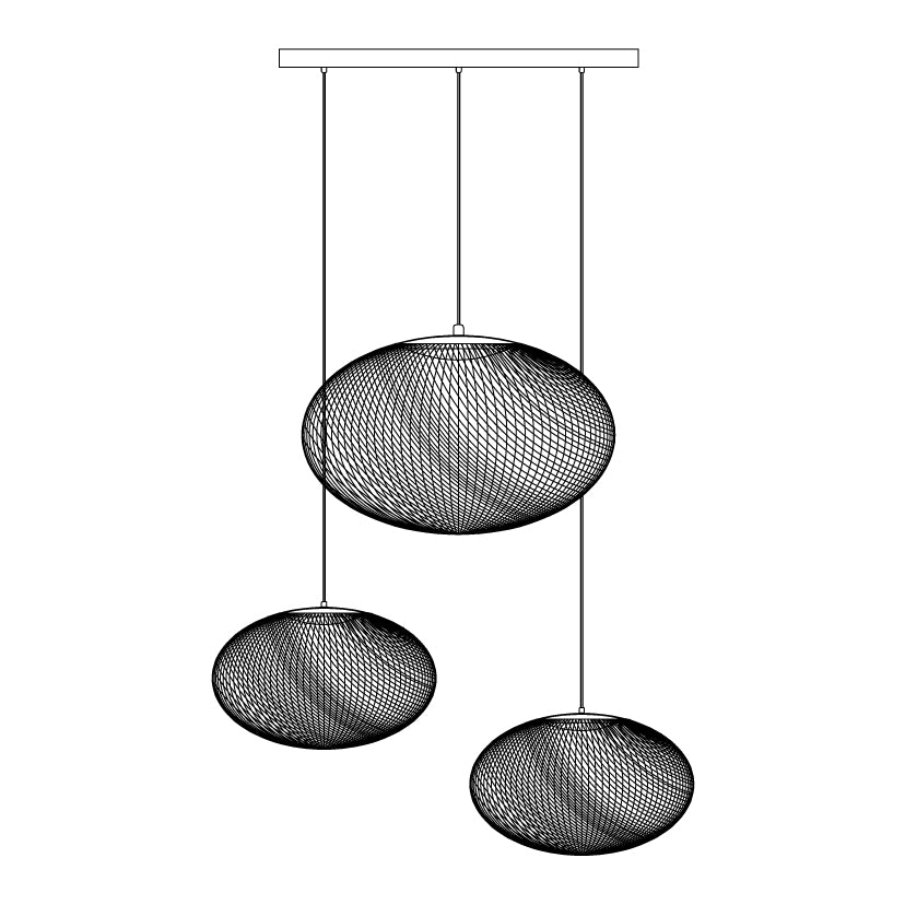 Metallic Meshwork Pendant Lamp - view 74
