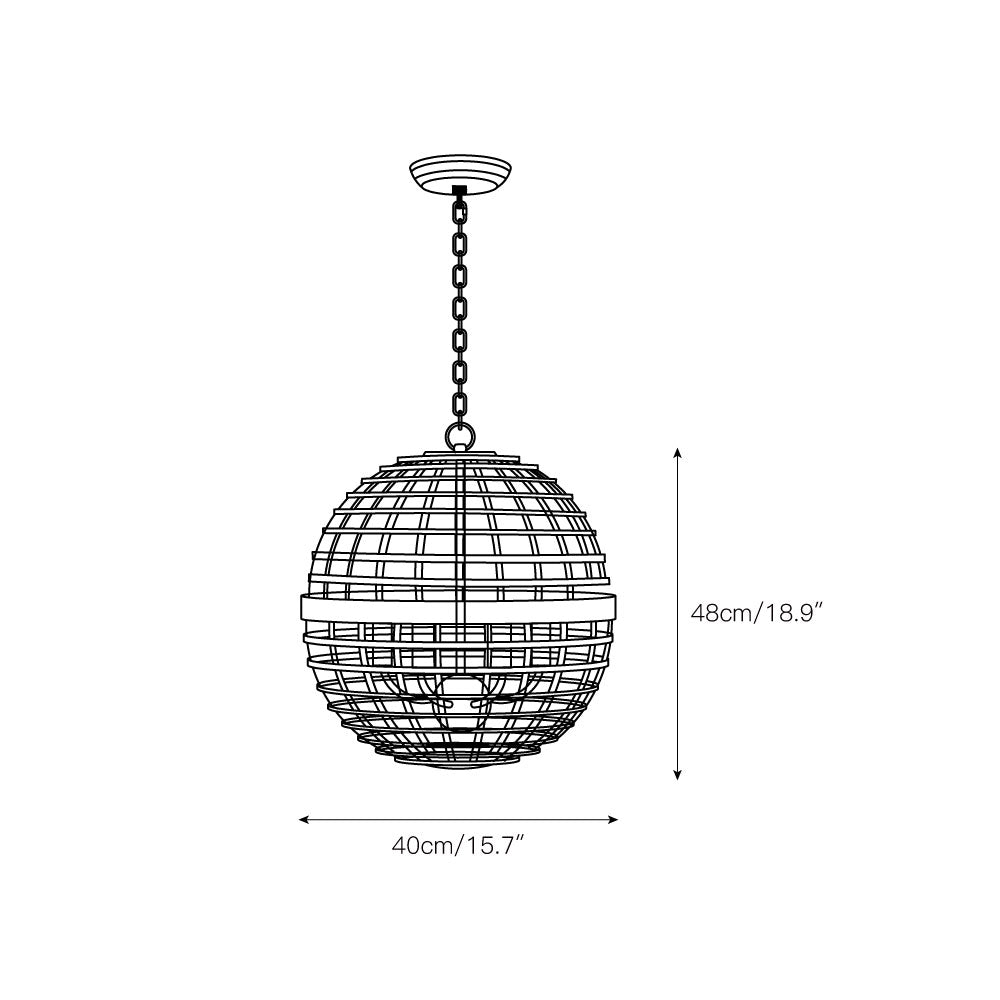 Mill Globe Pendant Lamp - view 4
