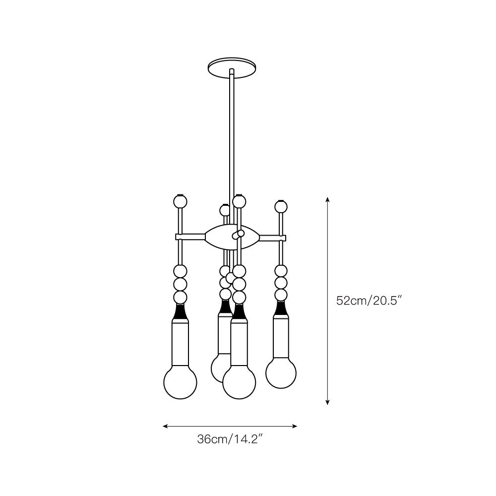 Millie Chandelier - view 4