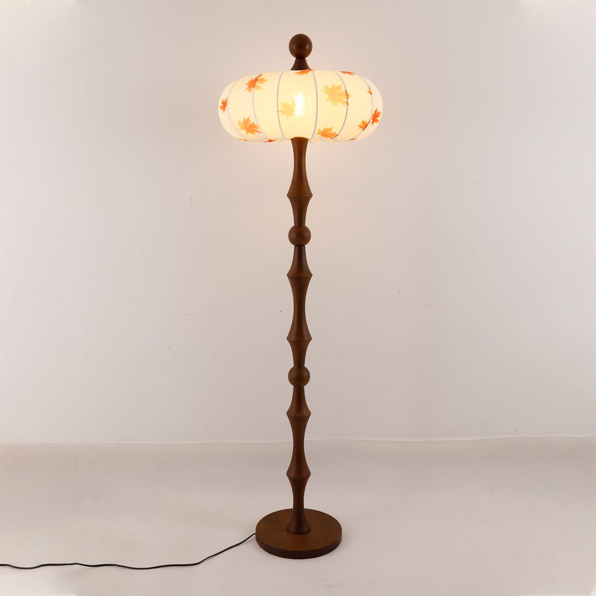 Milo Walnut Floor Lamp - view 2