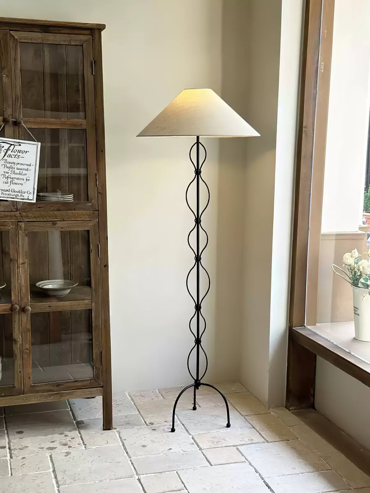 Minimalist Iron Twist Floor Lamp - view 12