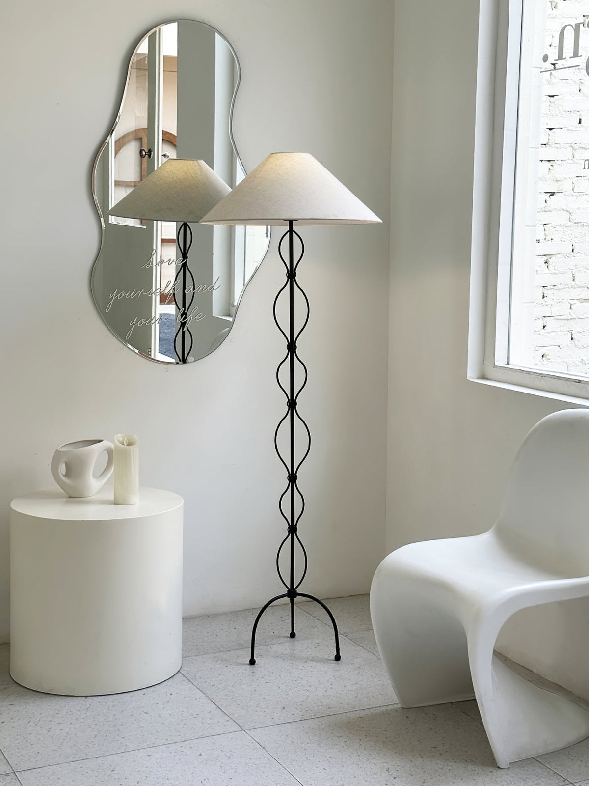 Minimalist Iron Twist Floor Lamp - view 13