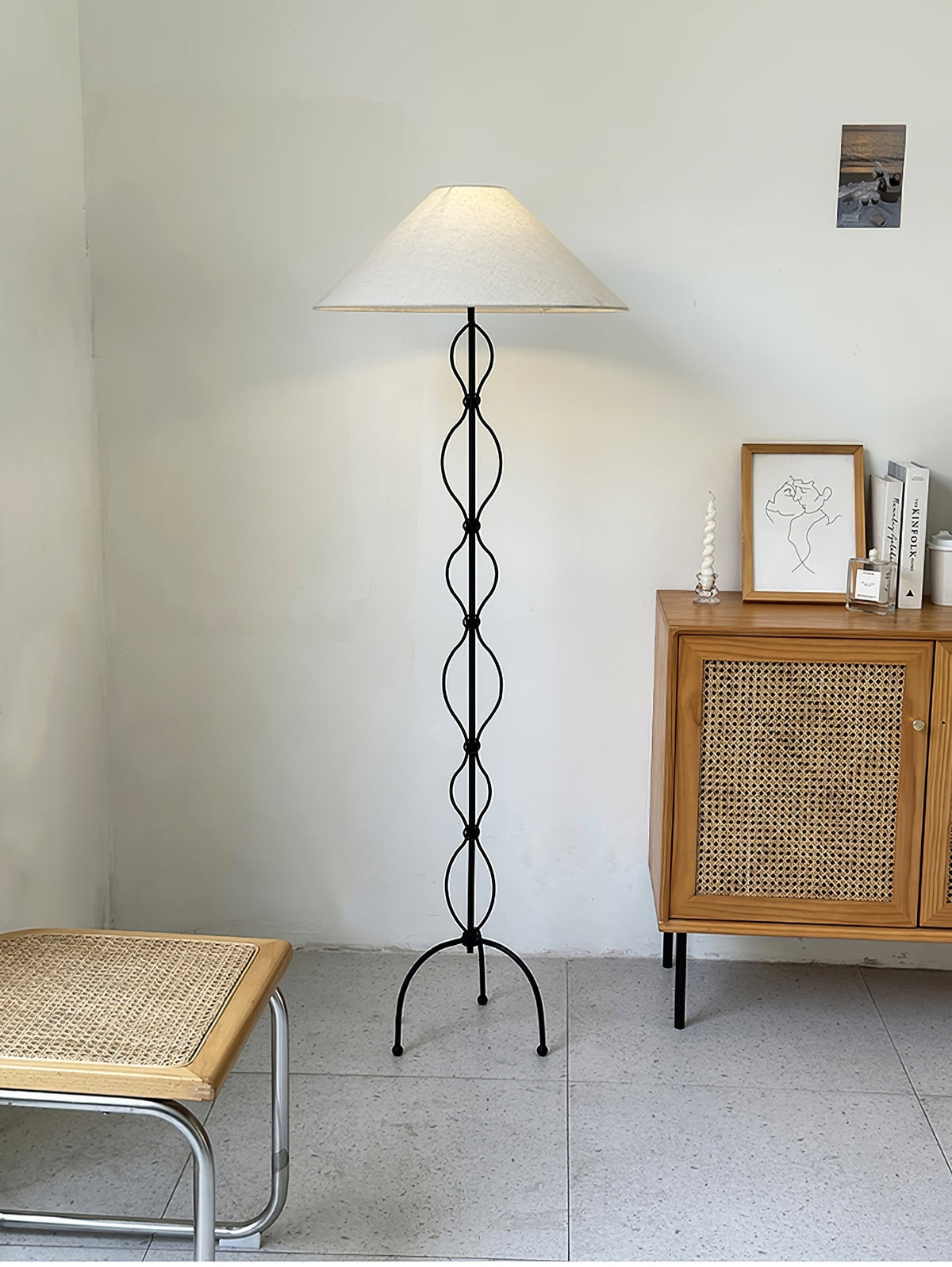 Minimalist Iron Twist Floor Lamp - view 14