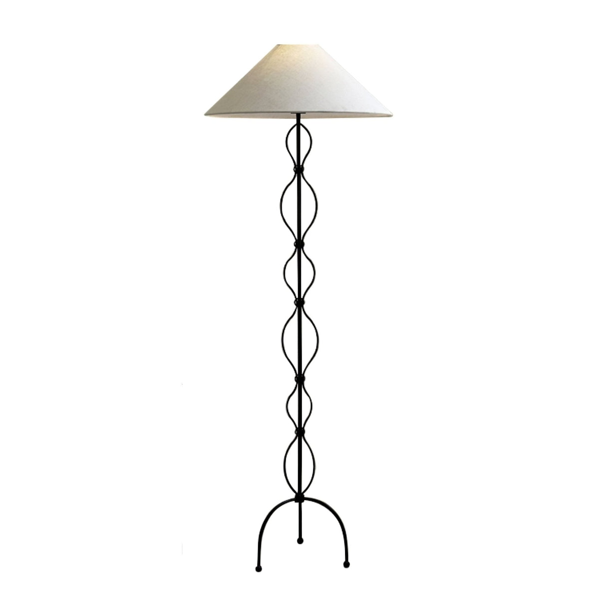 Minimalist Iron Twist Floor Lamp - view 15