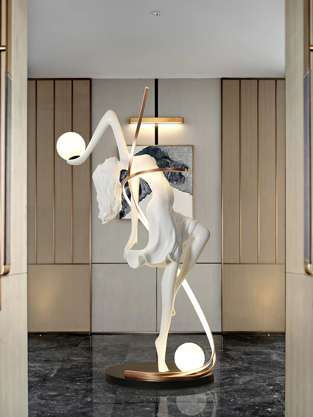 Misha Goddess Statue Floor Lamp - view 18