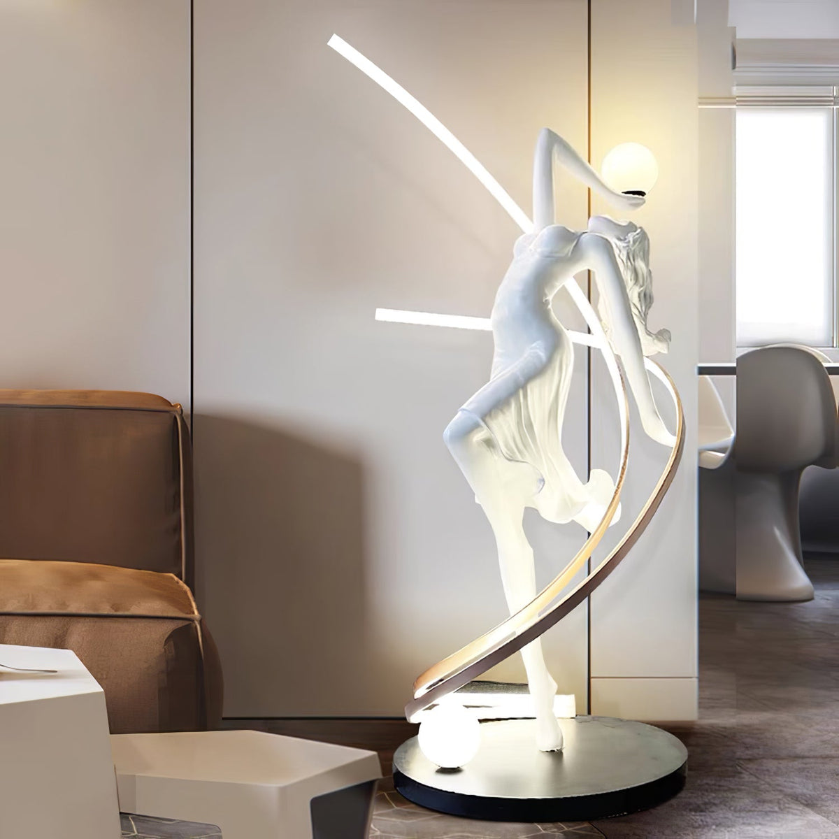 Misha Goddess Statue Floor Lamp - view 19