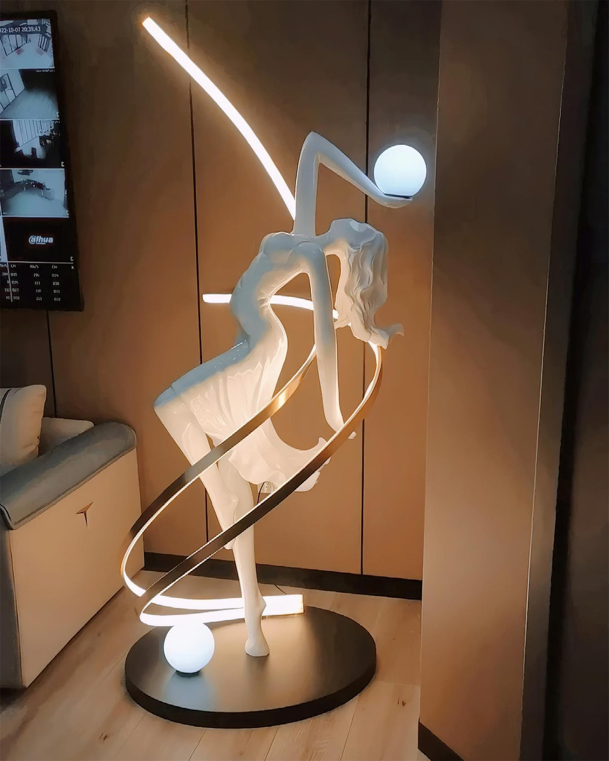 Misha Goddess Statue Floor Lamp - view 10