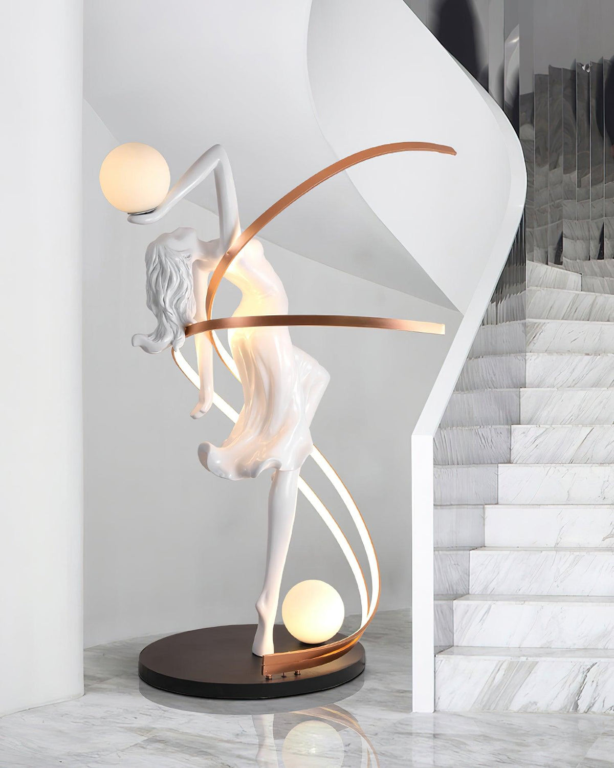 Misha Goddess Statue Floor Lamp - view 11