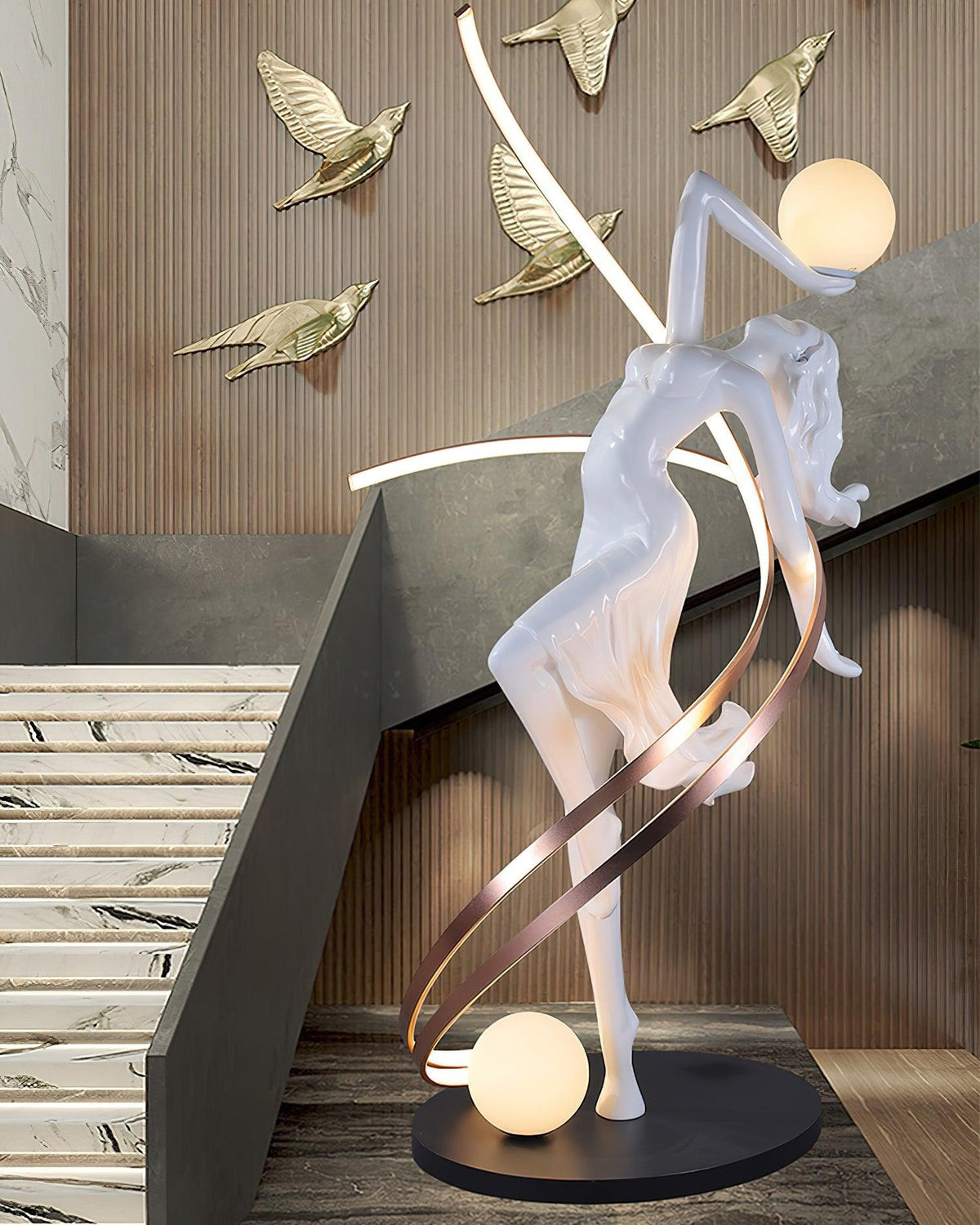 Misha Goddess Statue Floor Lamp - view 17