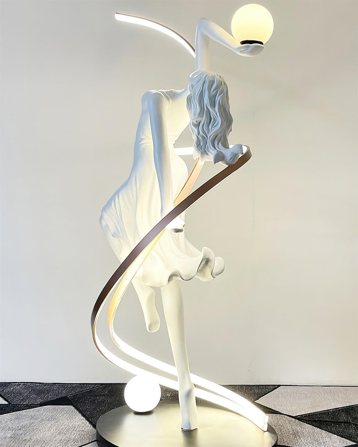 Misha Goddess Statue Floor Lamp - view 29
