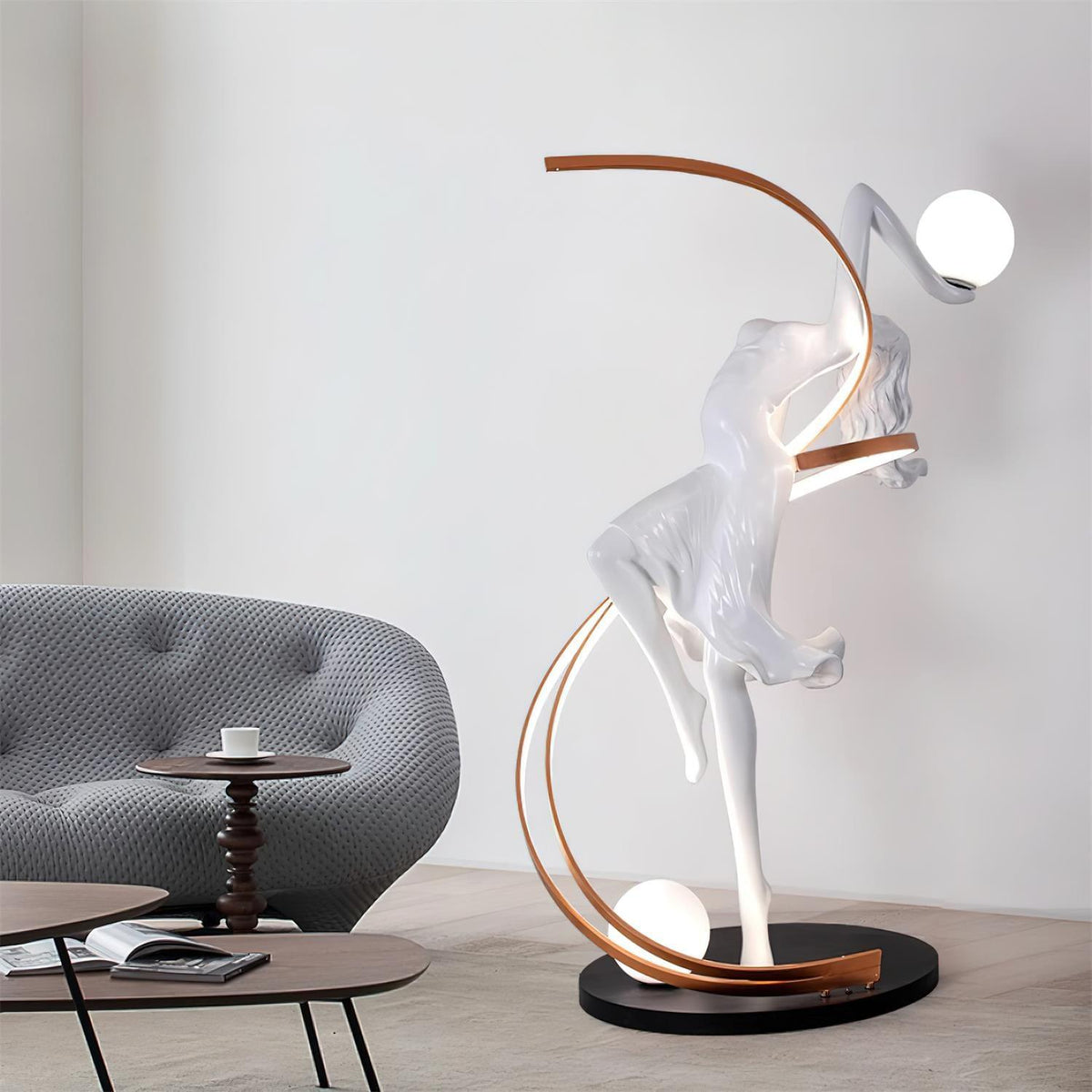 Misha Goddess Statue Floor Lamp - view 30