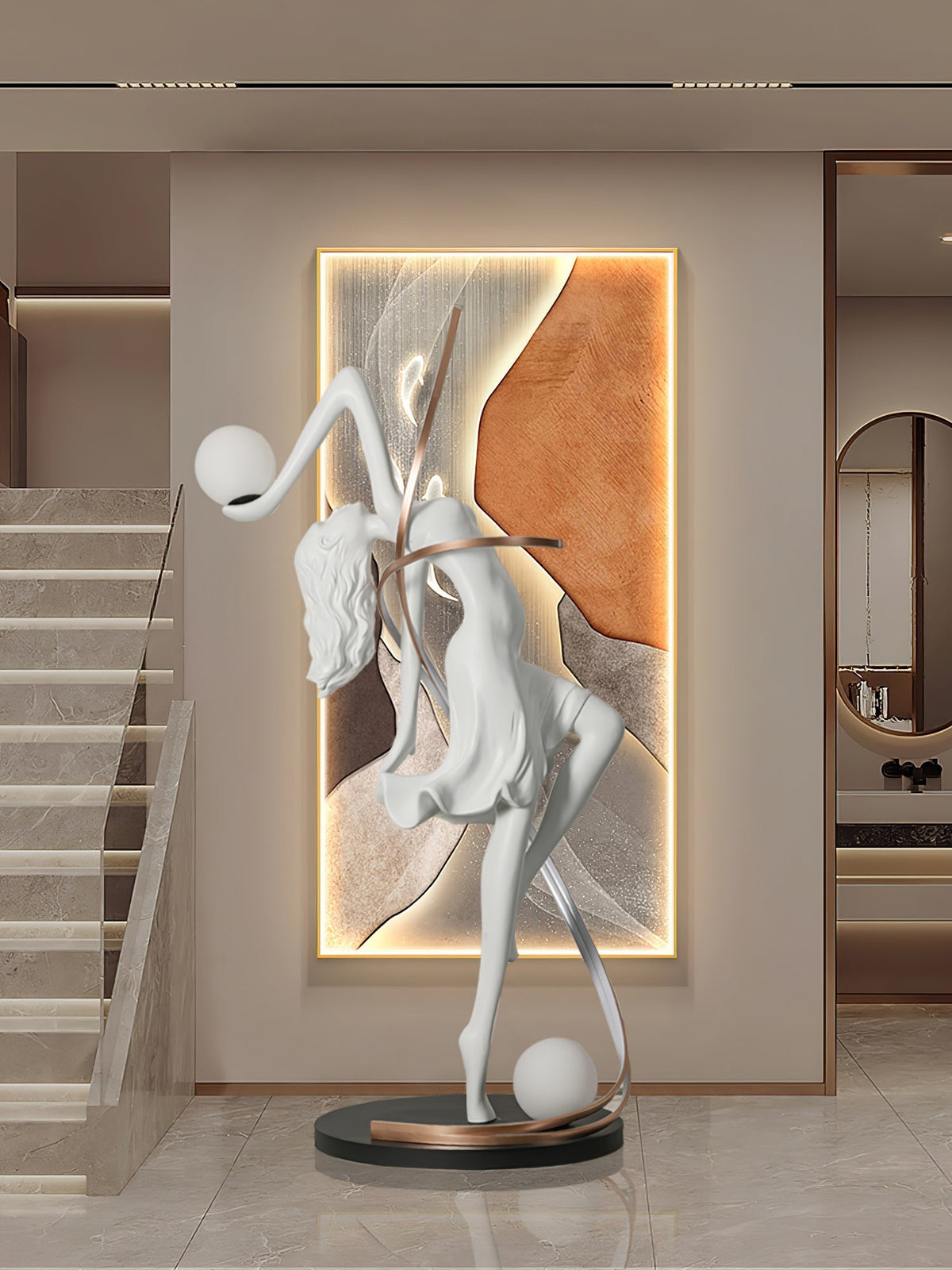 Misha Goddess Statue Floor Lamp - view 21