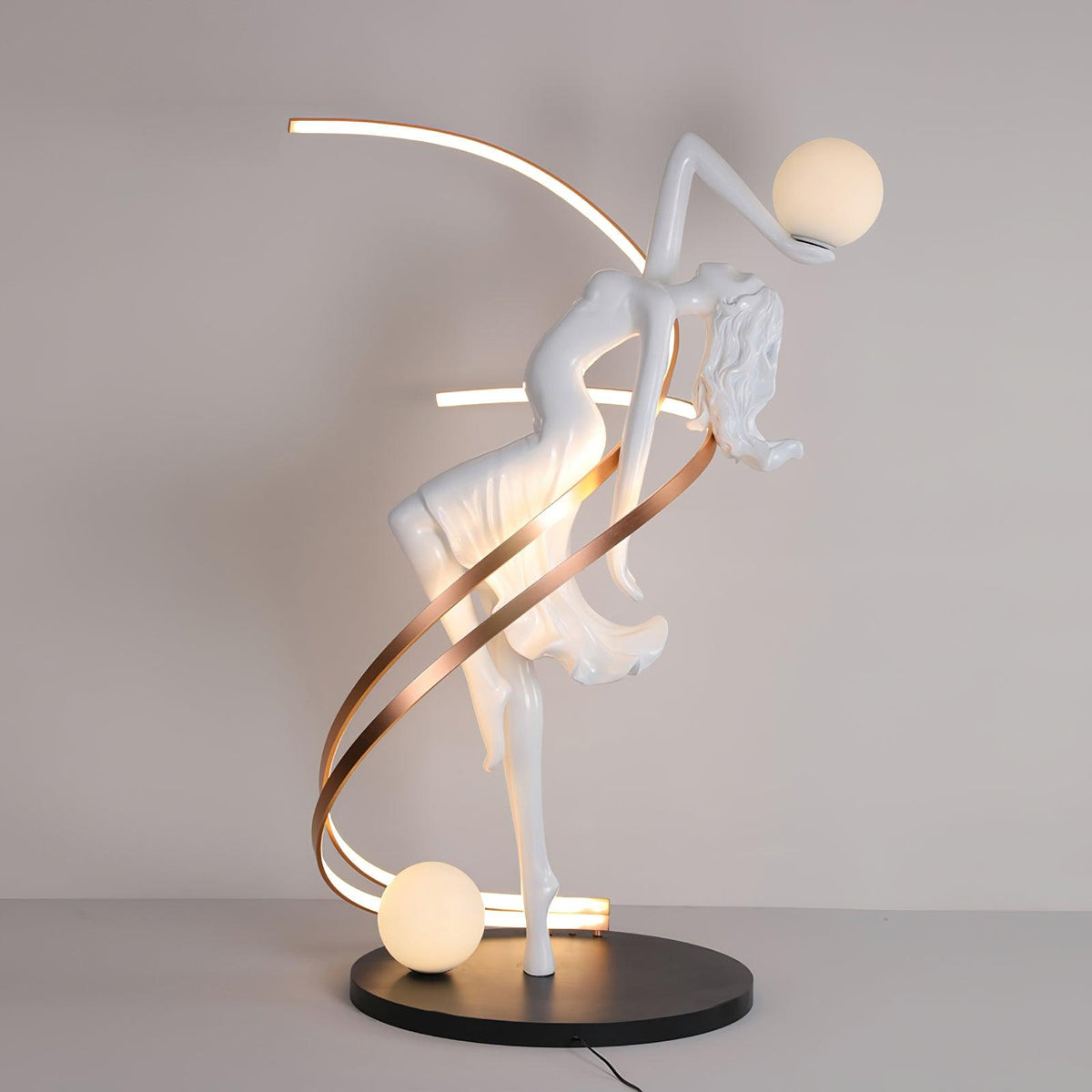 Misha Goddess Statue Floor Lamp - view 6