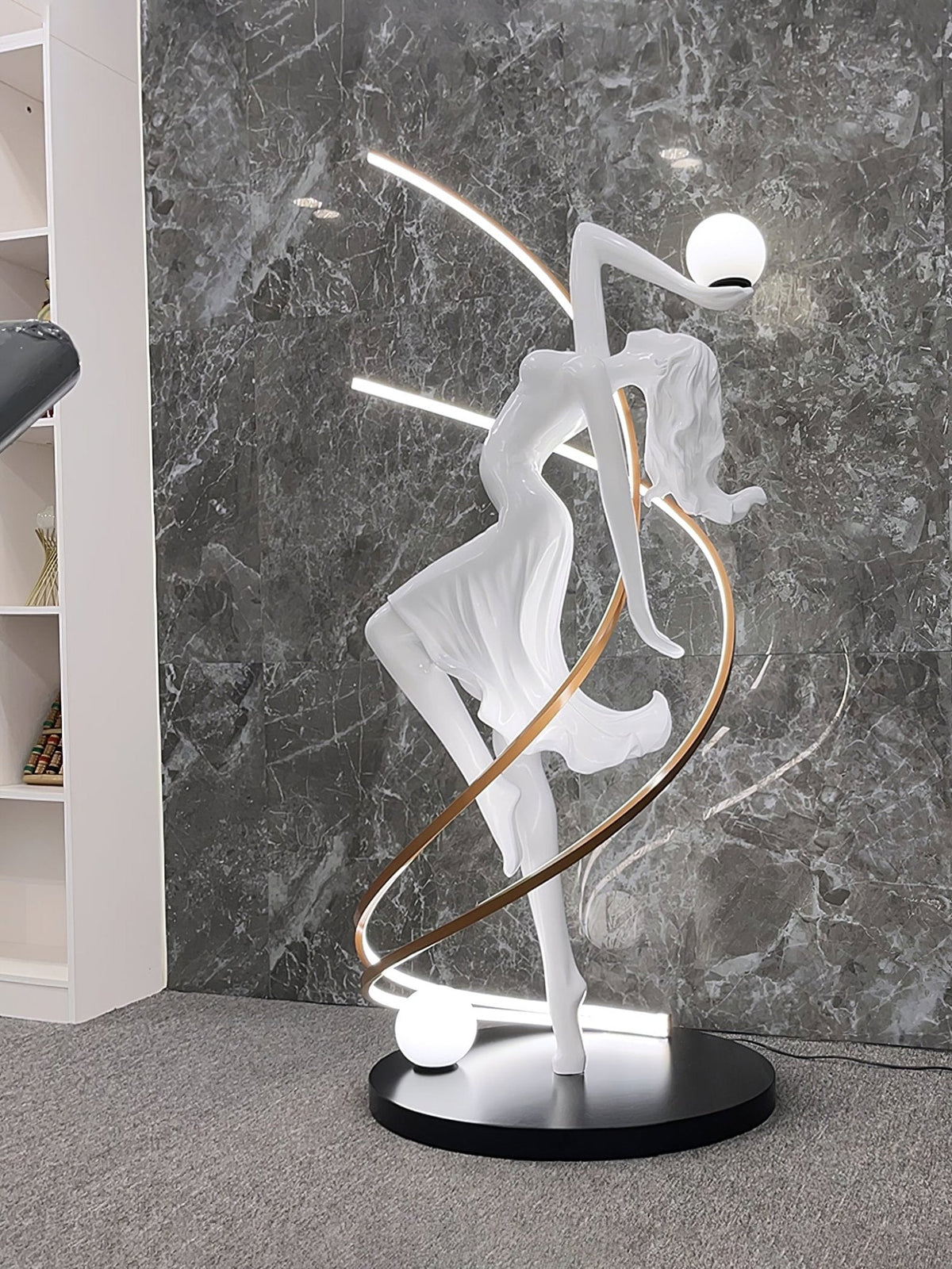 Misha Goddess Statue Floor Lamp - view 7