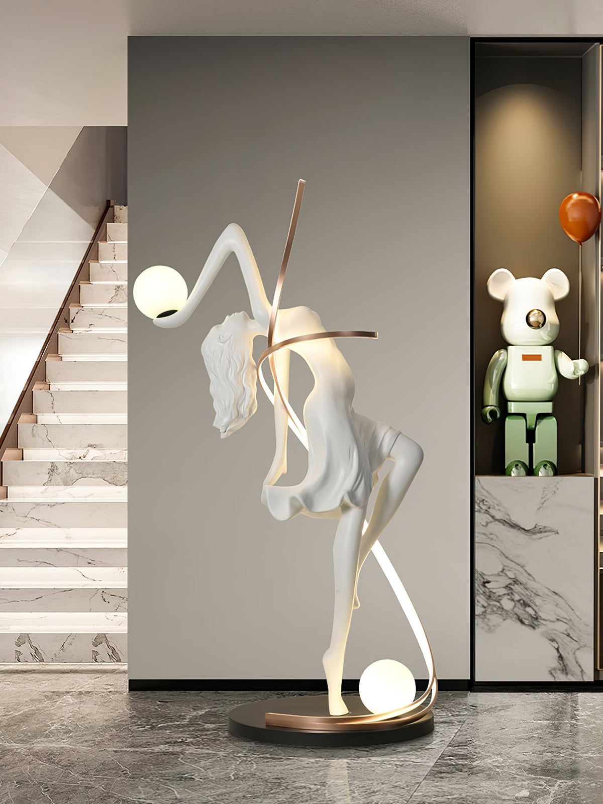 Misha Goddess Statue Floor Lamp - view 22