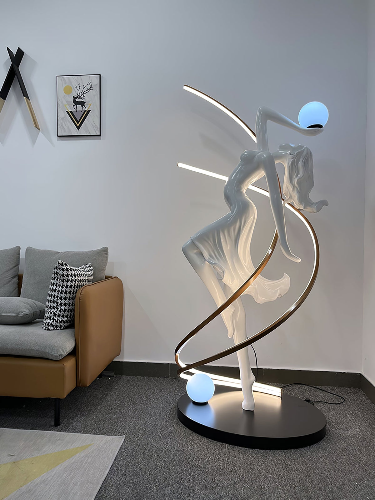 Misha Goddess Statue Floor Lamp - view 25
