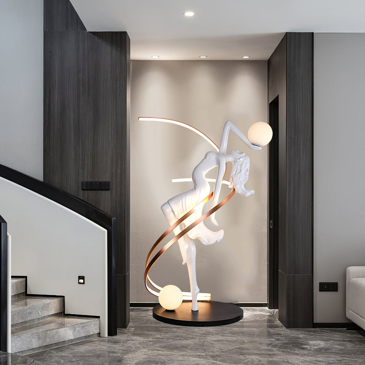 Misha Goddess Statue Floor Lamp - view 26