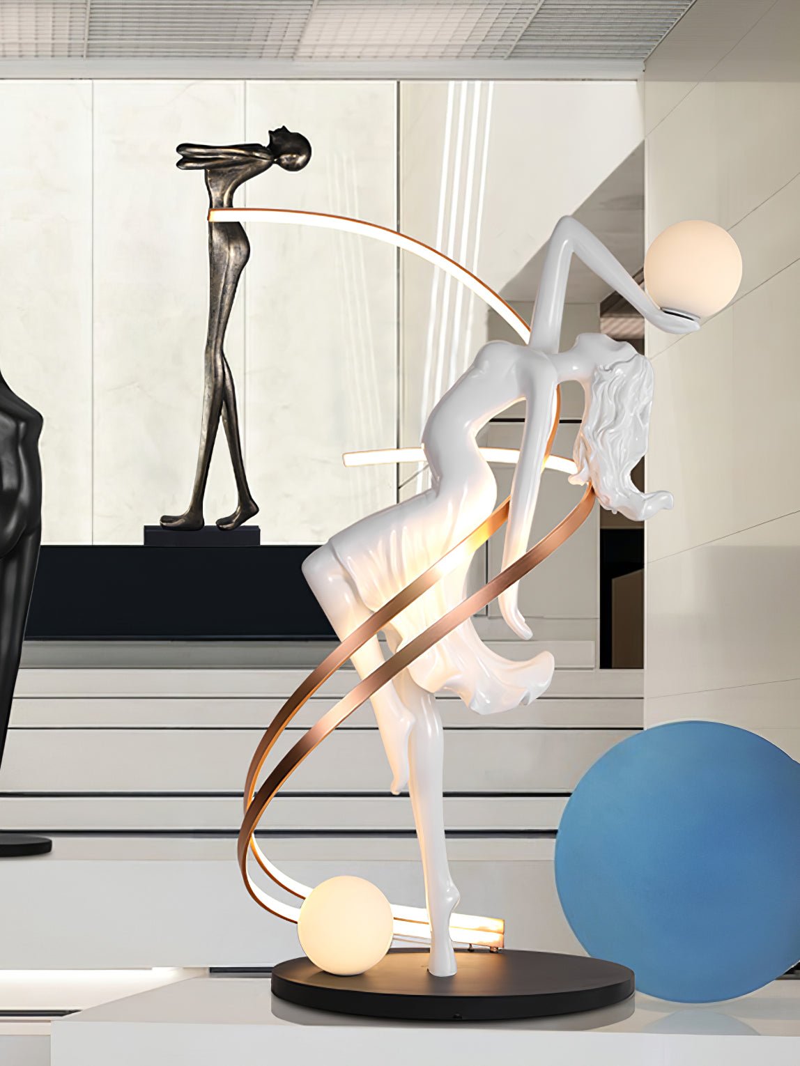 Misha Goddess Statue Floor Lamp - view 4