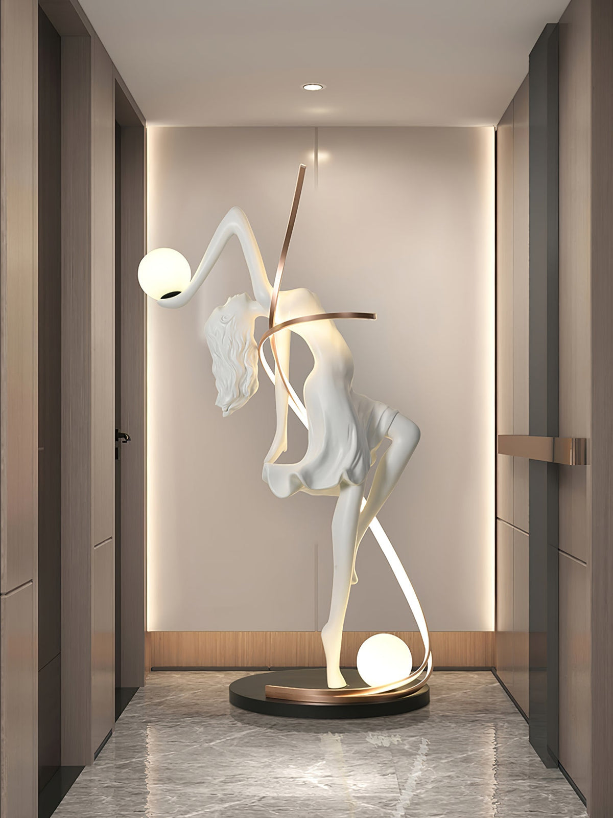 Misha Goddess Statue Floor Lamp - view 14