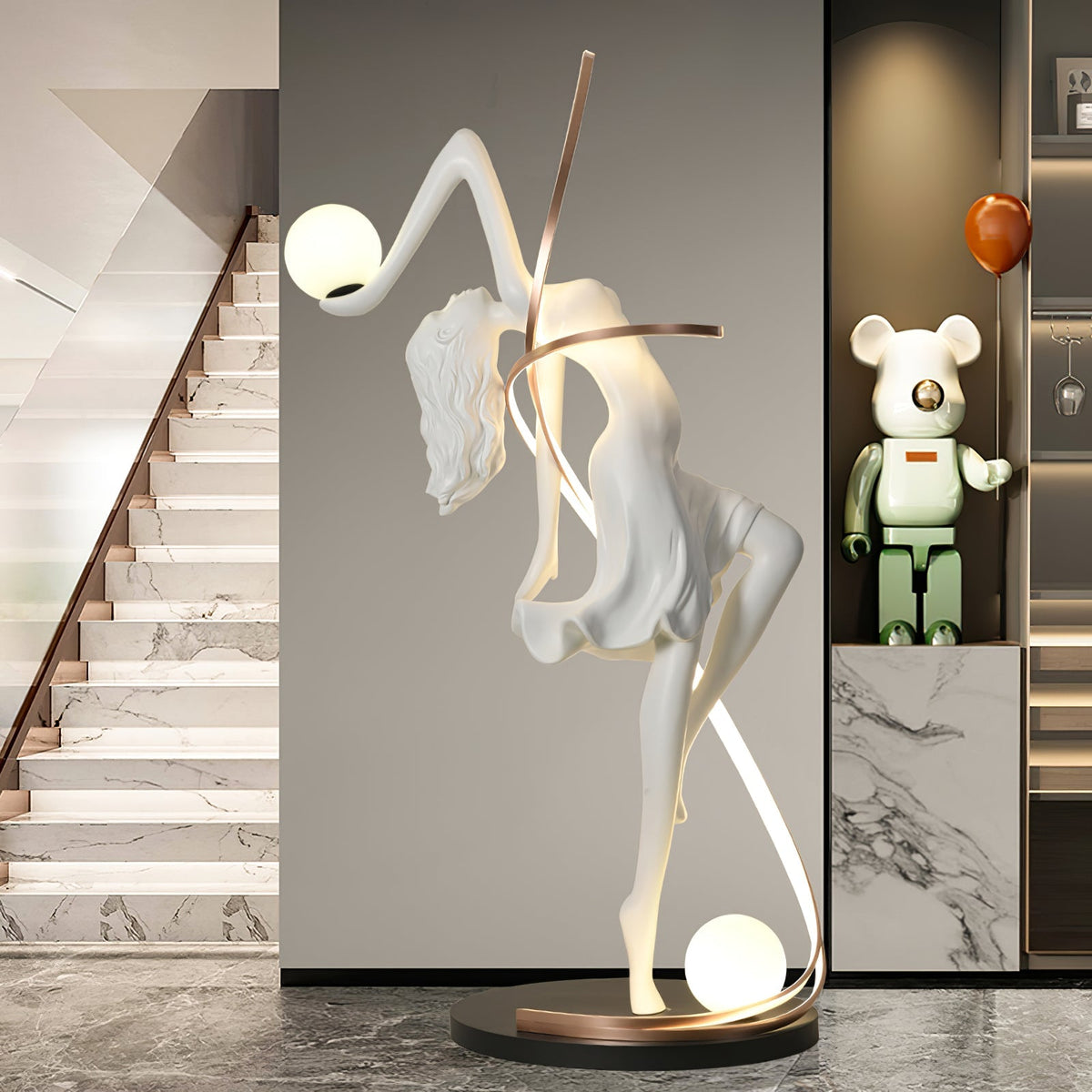 Misha Goddess Statue Floor Lamp - view 9