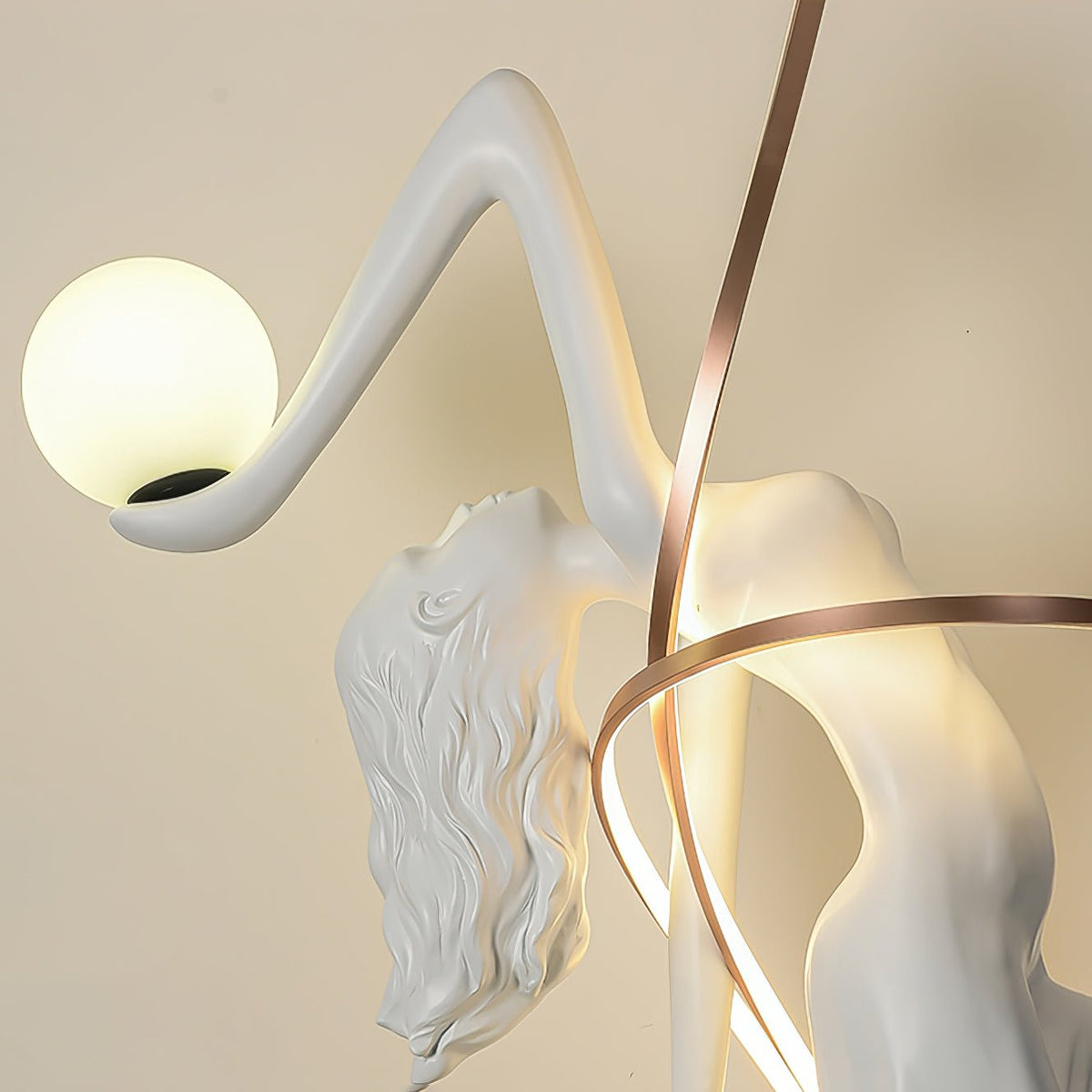 Misha Goddess Statue Floor Lamp - view 5