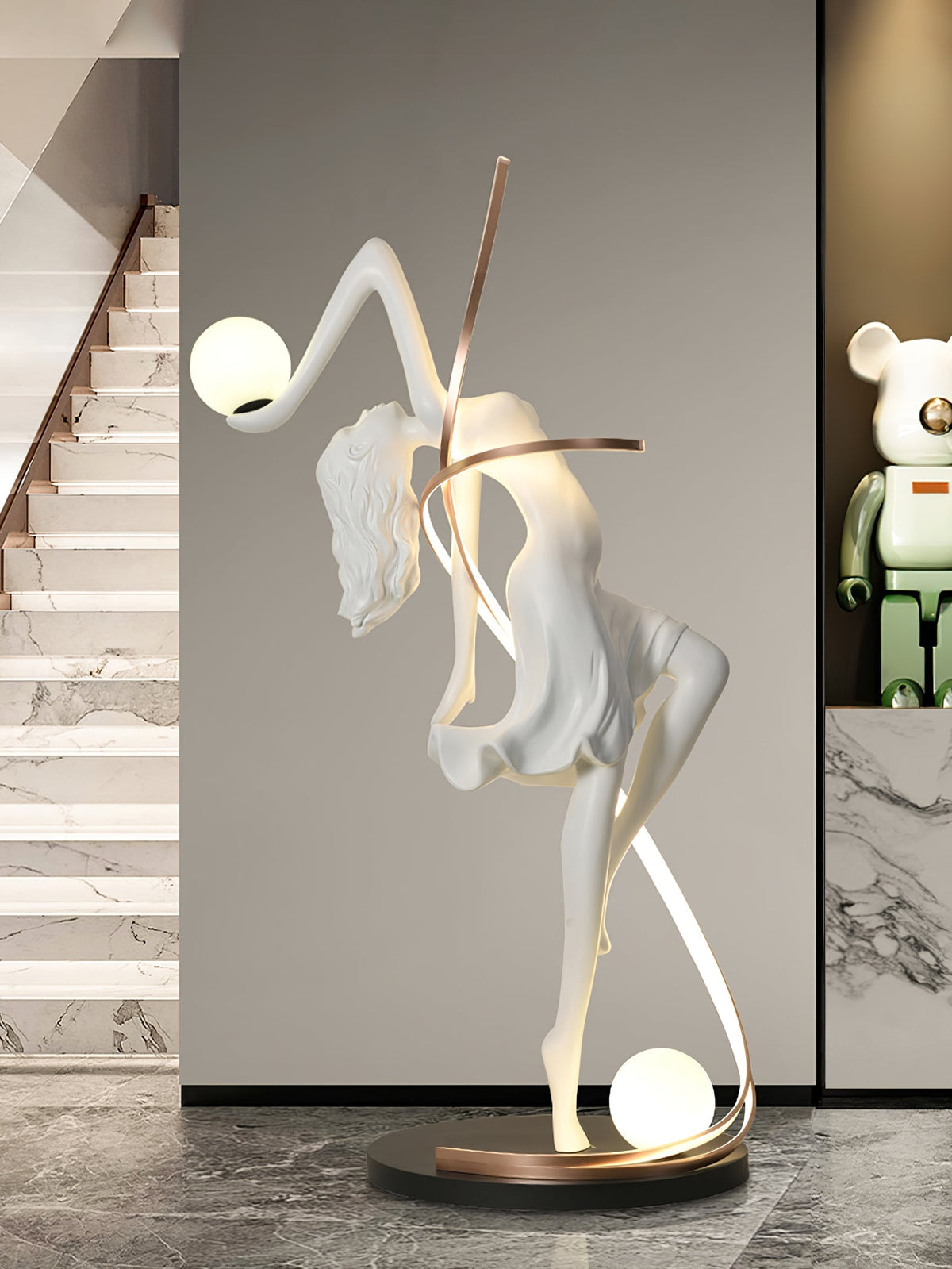 Misha Goddess Statue Floor Lamp - view 16