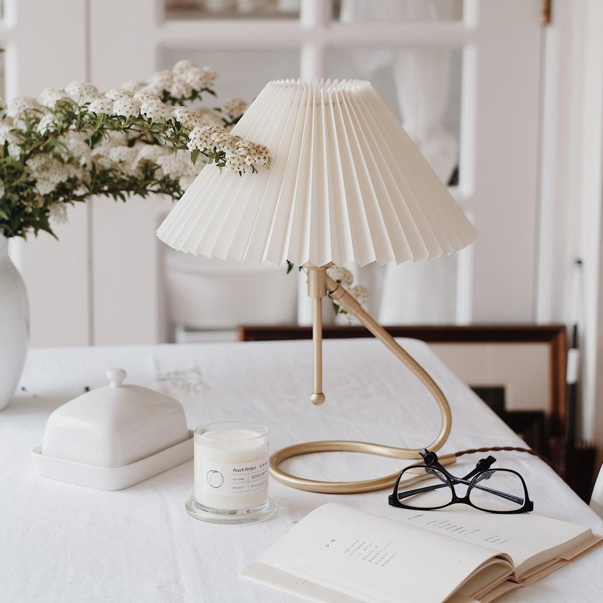 Levitate Pleated Table Lamp - view 8