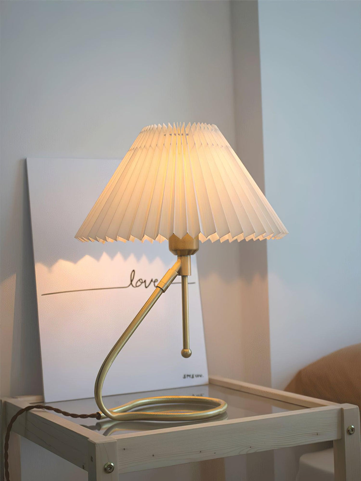 Levitate Pleated Table Lamp - view 2