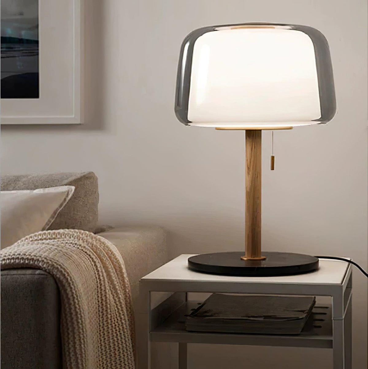 Mona Glass Table Lamp - view 2