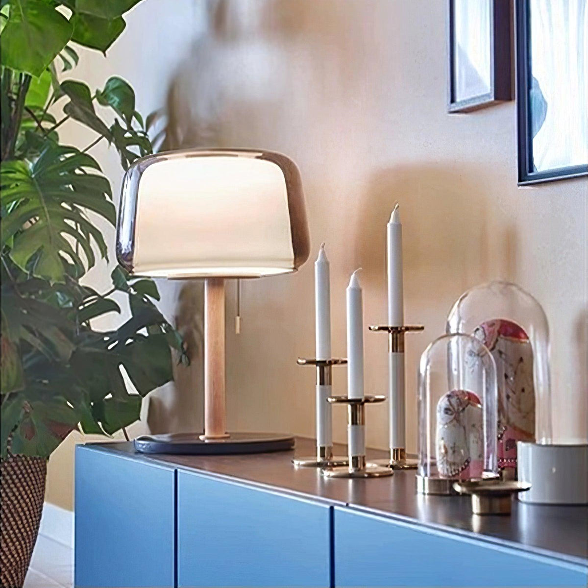 Mona Glass Table Lamp - view 3