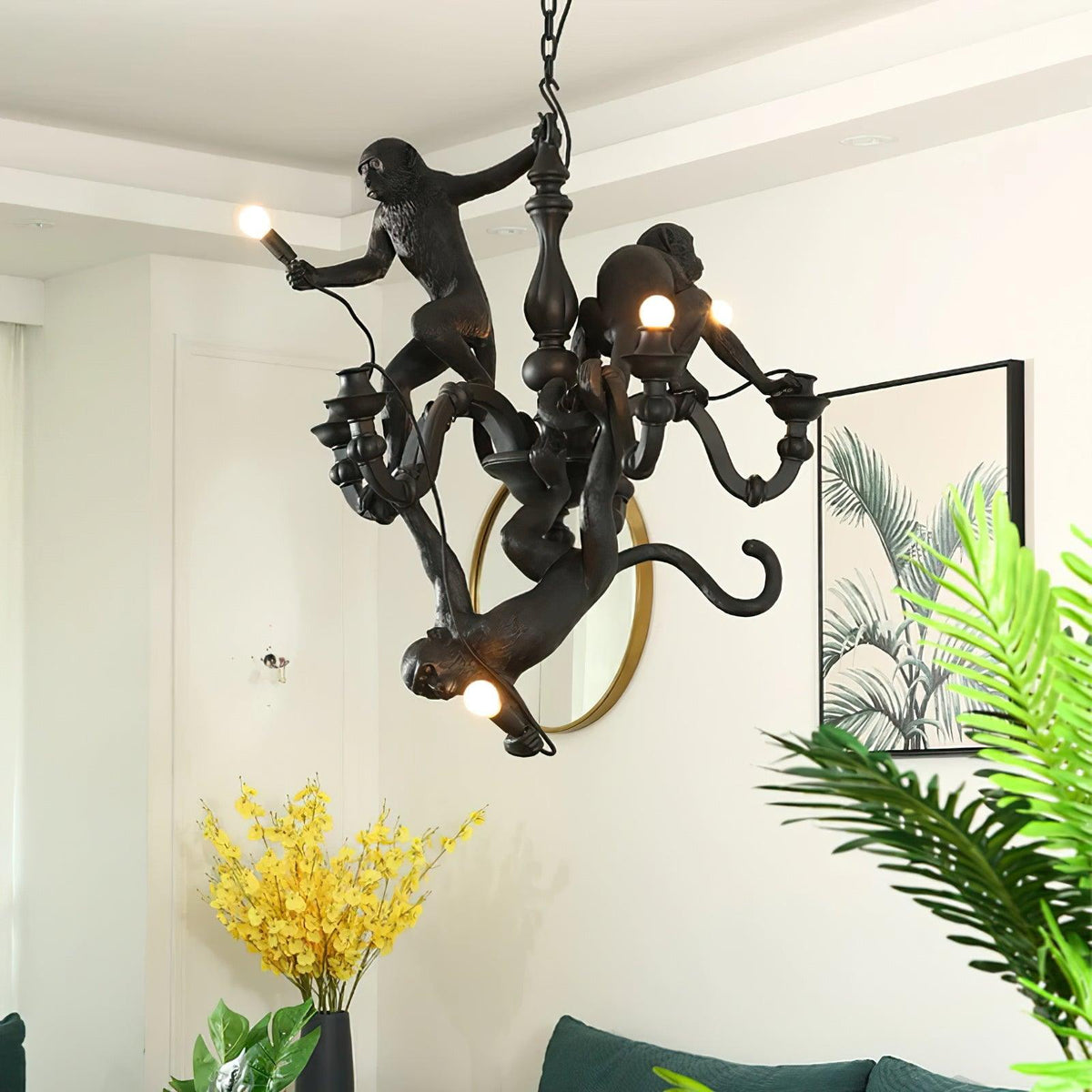 Monkey Chandelier - view 2