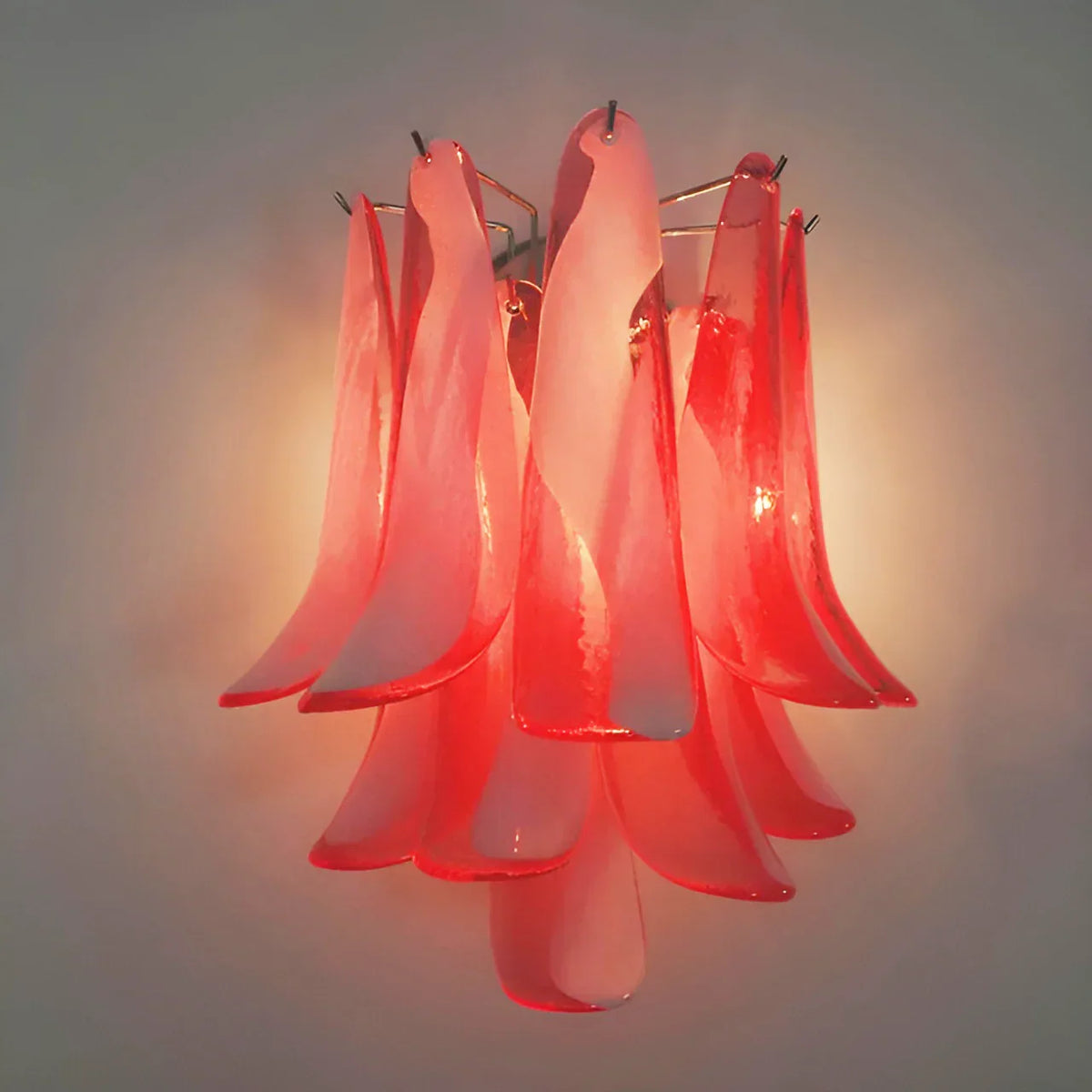 Vintage Murano Red Wall Lights