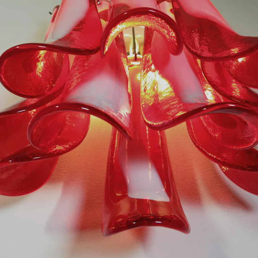 Vintage Murano Red Wall Lights