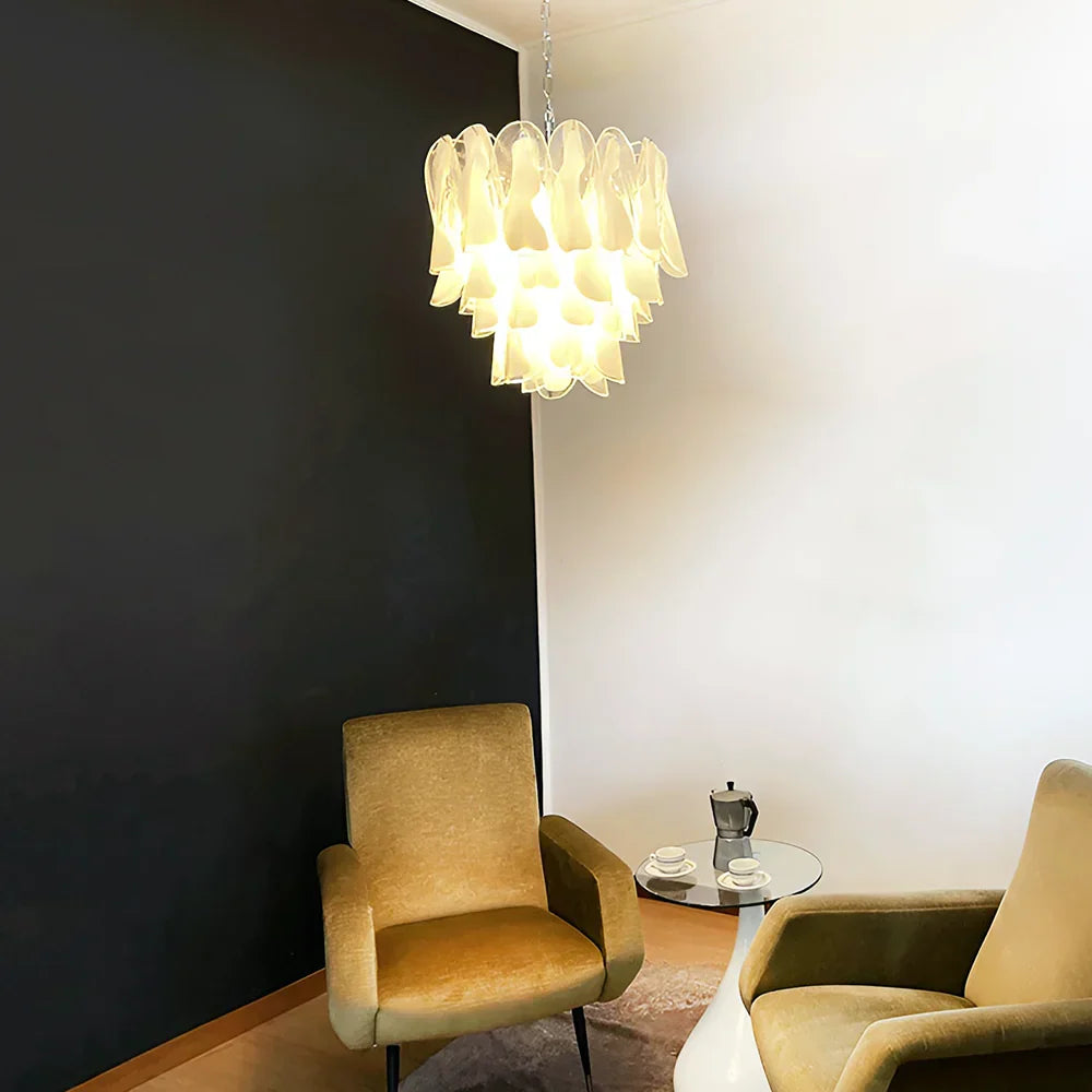 Vintage Murano Rondini Glass Chandelier - view 2