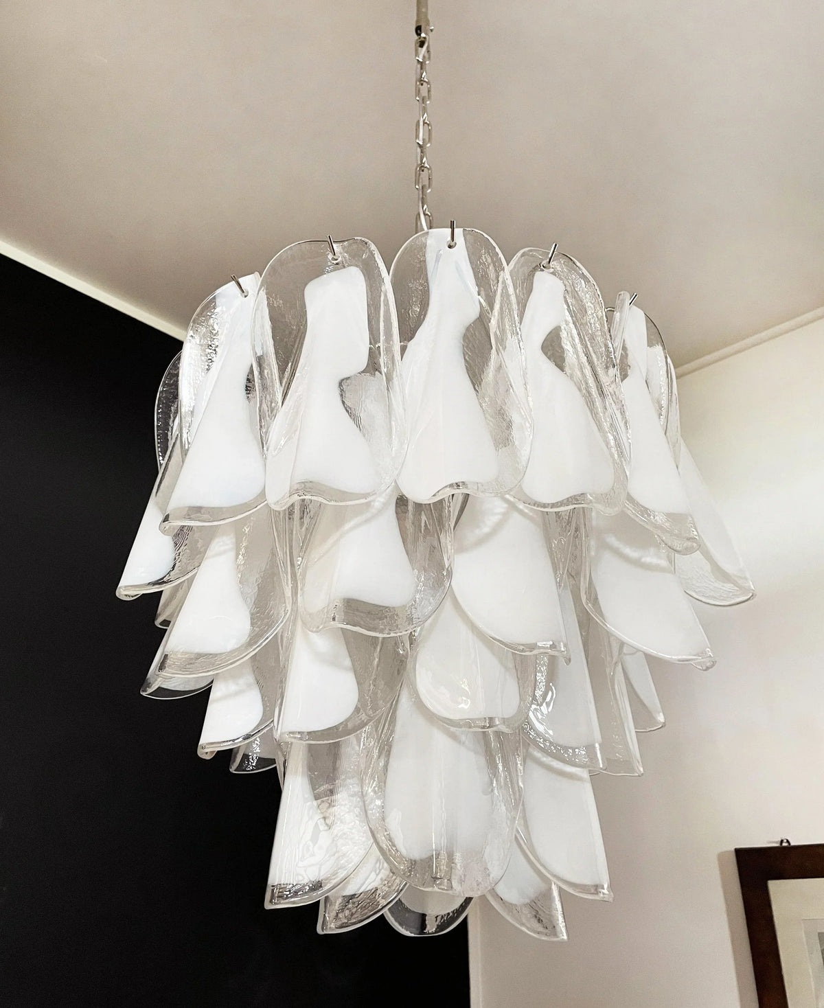 Vintage Murano Rondini Glass Chandelier - view 8