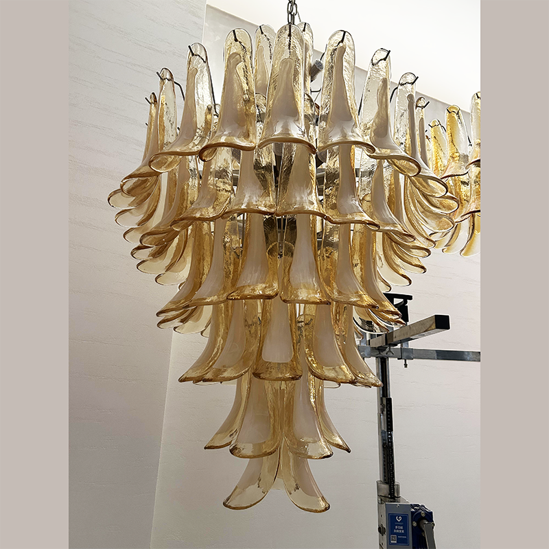 Murano Petal Chandelier