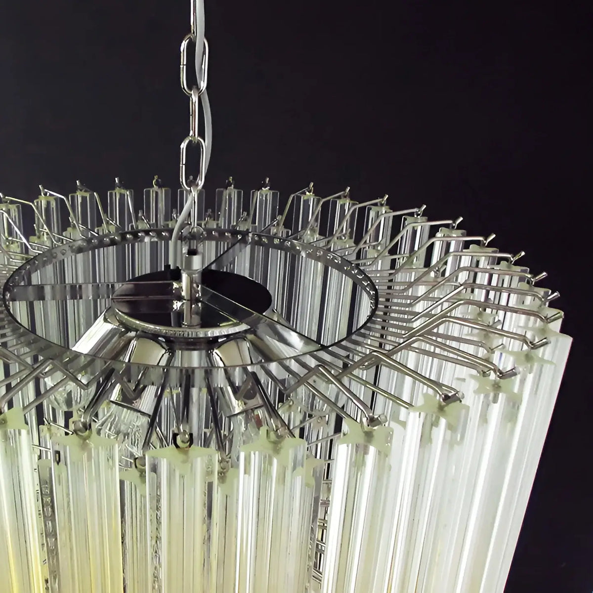 Murano Quadriedri Prisms Transparent Chandelier - view 16