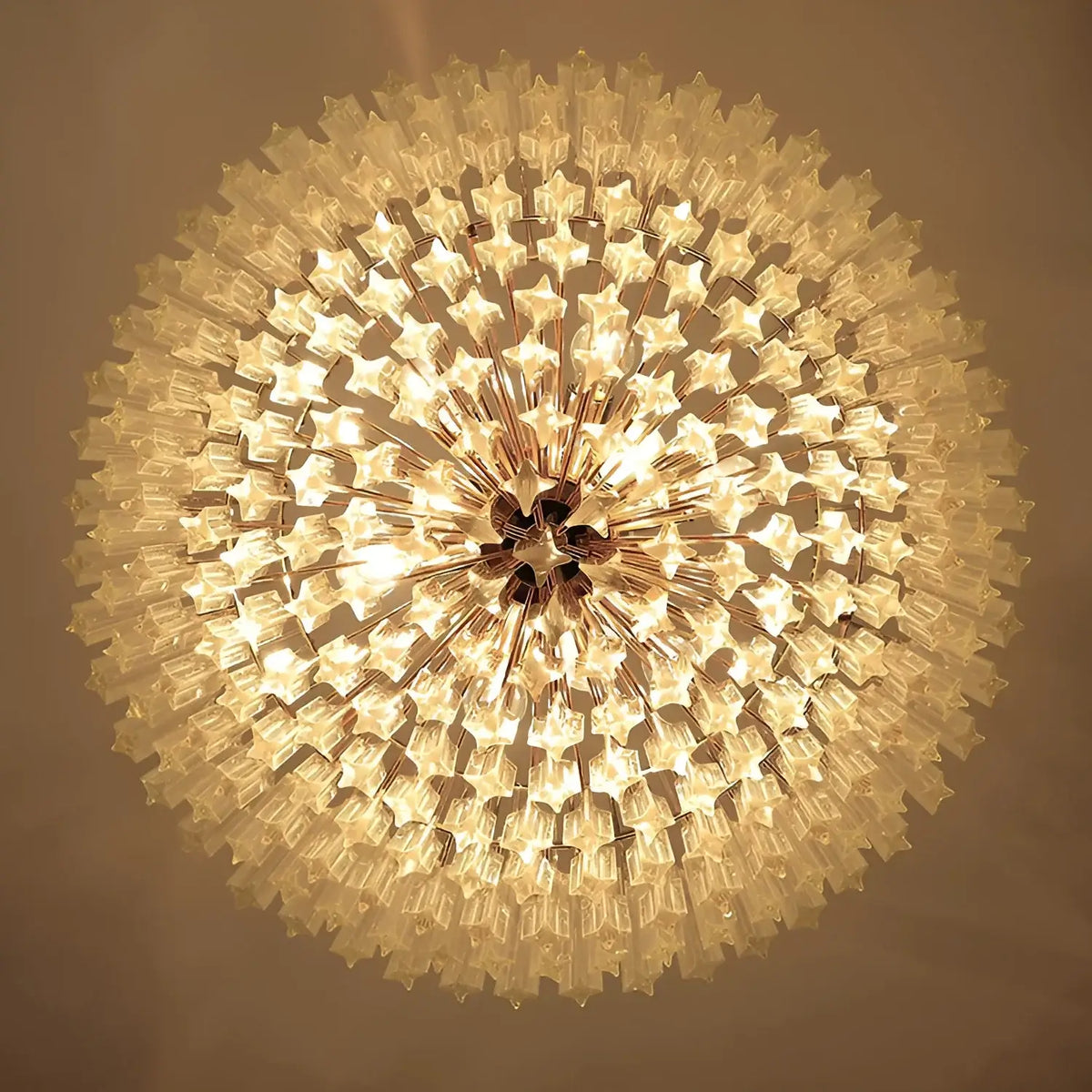 Murano Quadriedri Prisms Transparent Chandelier - view 15
