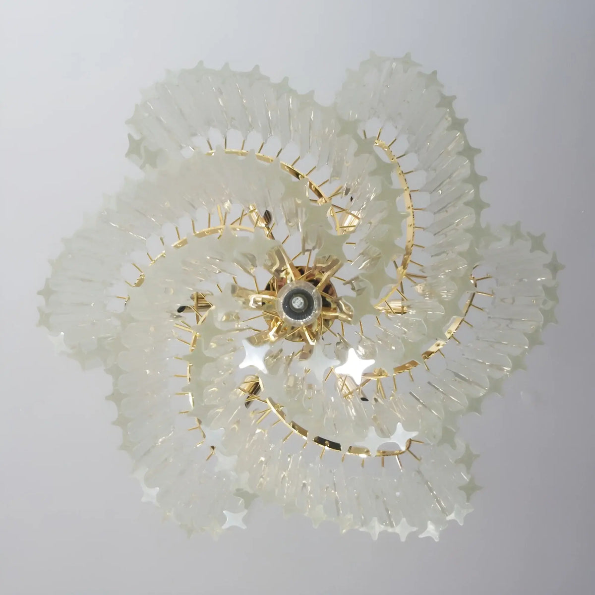 Murano Shaded Trasparent Prism Chandelier - view 11