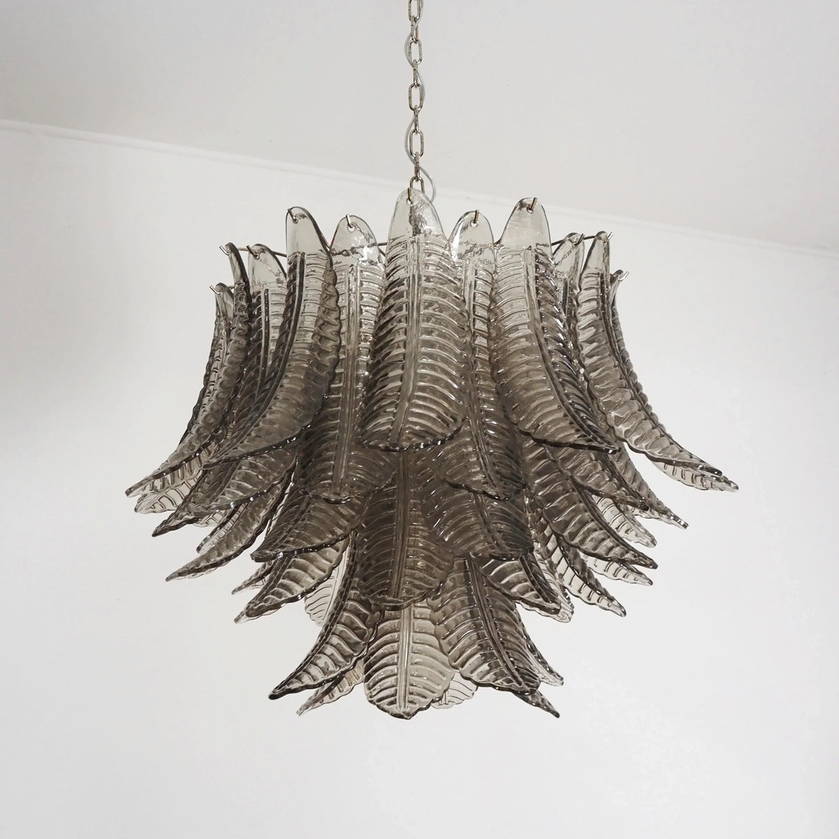 Murano Smoked Ferns Glass Chandelier - view 12