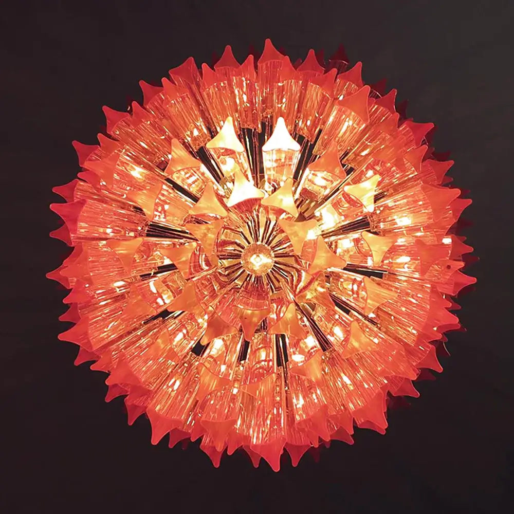 Murano Triedri Prisms Pink Chandelier - view 13