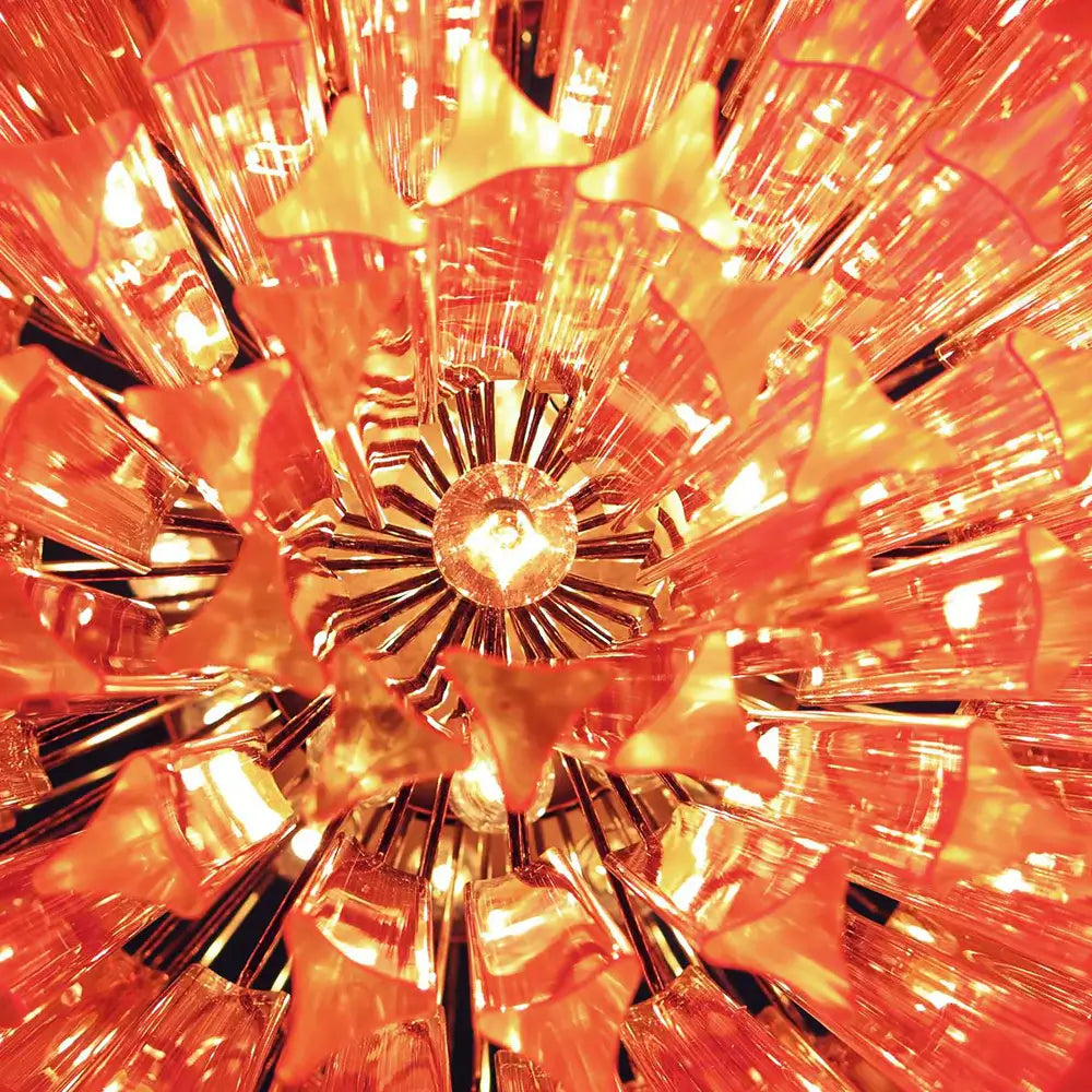 Murano Triedri Prisms Pink Chandelier - view 15