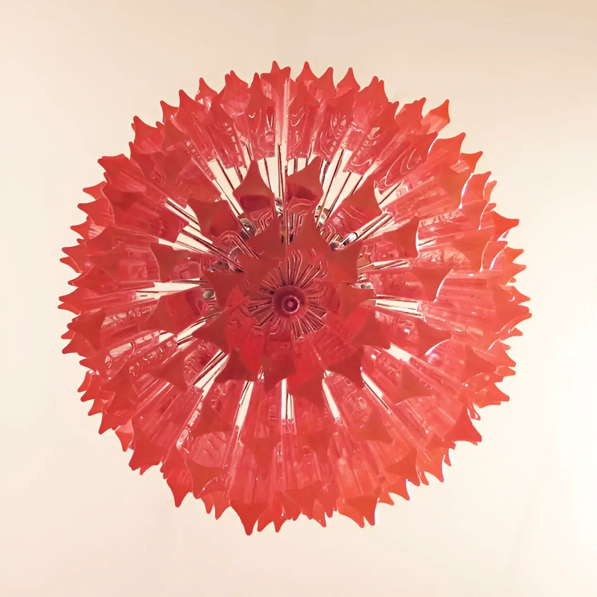 Murano Triedri Prisms Pink Chandelier - view 14