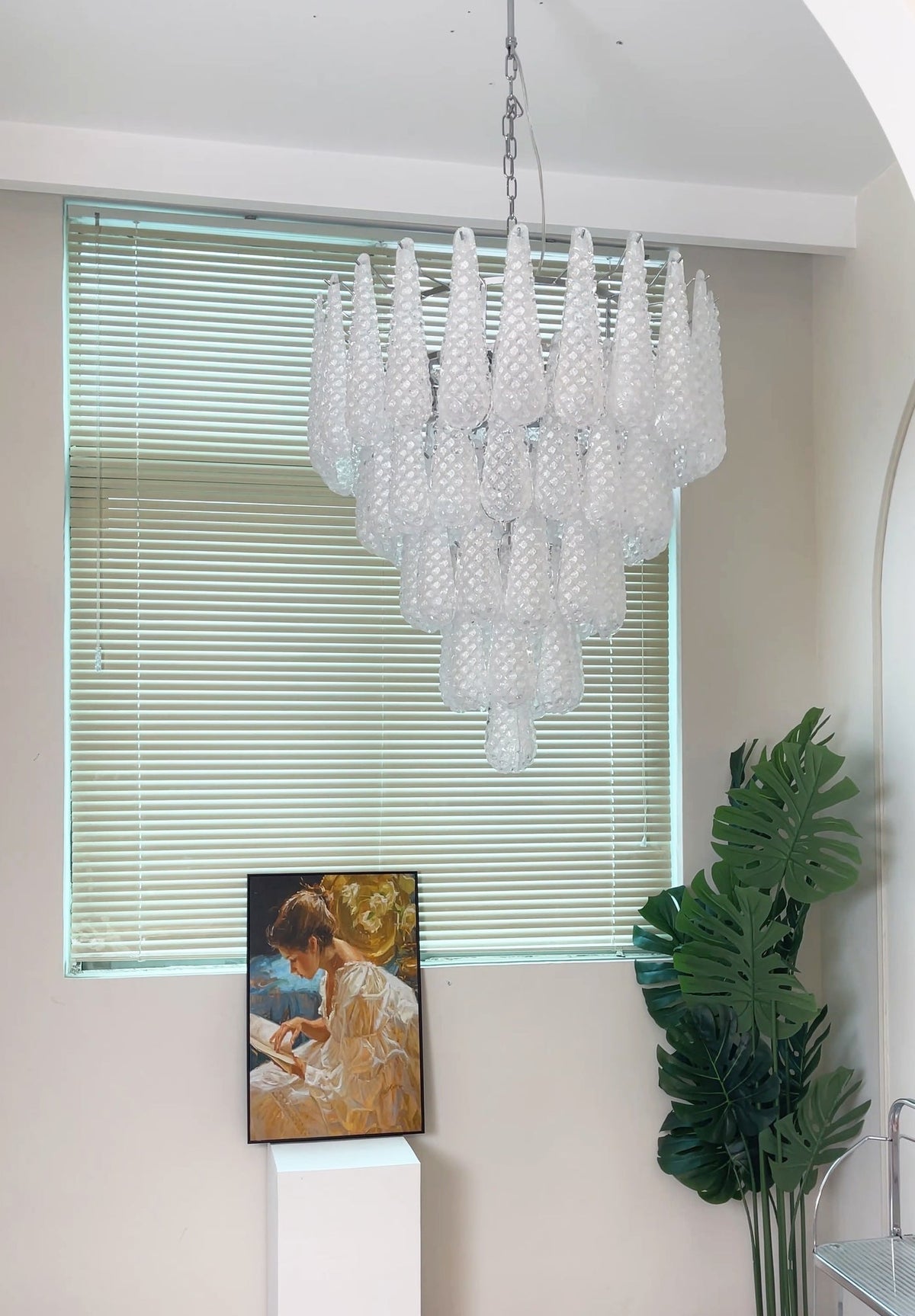 Murano Glass Dewdrop Chandelier
