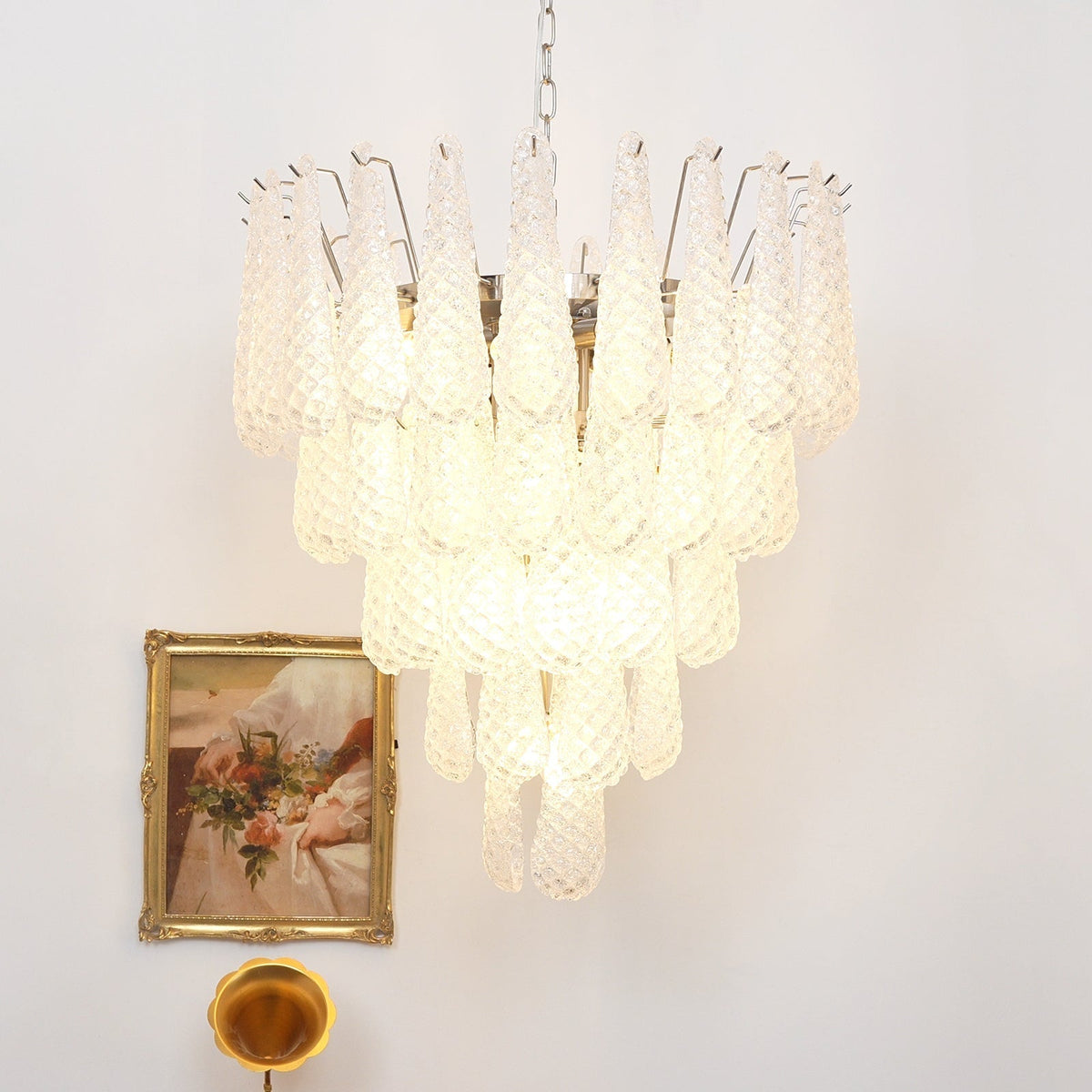Murano Glass Dewdrop Chandelier