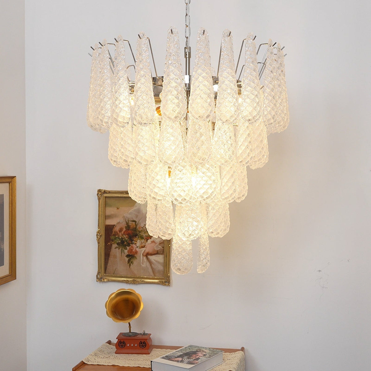 Murano Glass Dewdrop Chandelier
